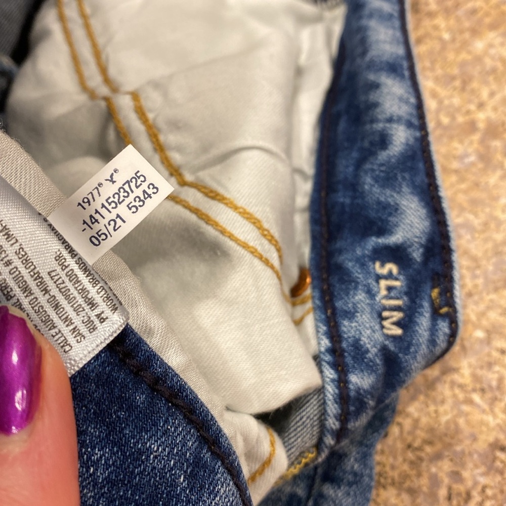 American Eagle Airflex+ Slim Blue Jeans Tag Says 33x30 - Picture 9 of 17